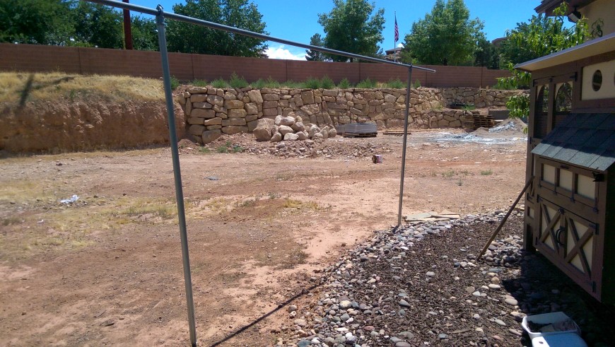 Top rail is in place