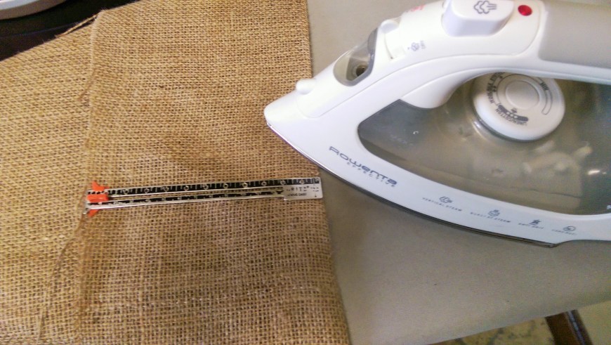 6-inch fold, iron flat