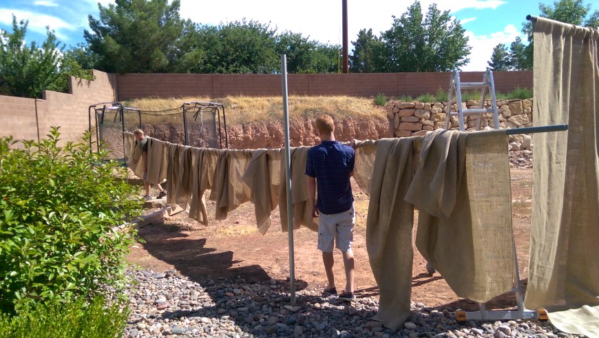 Yeah, it's a pretty long pole. 