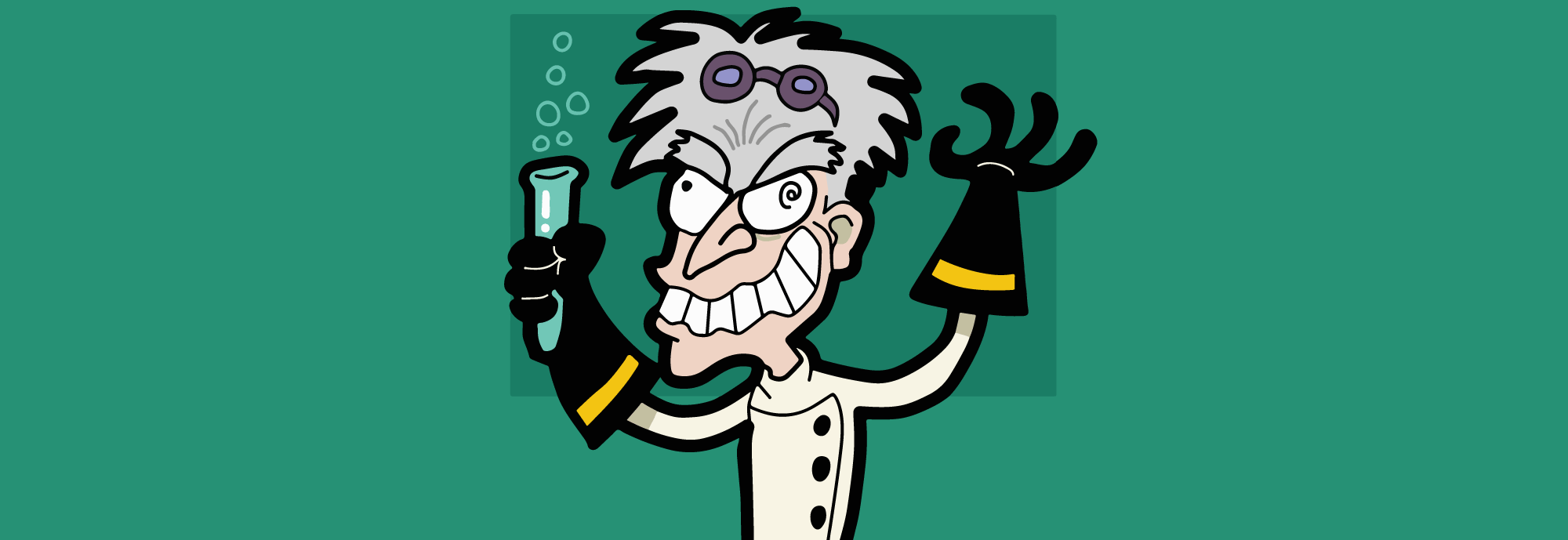 Evil genius making the coronavirus